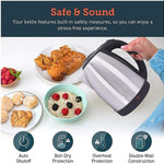 Hervidor eléctrico de 2 litros para agua caliente, té, café, leche, arroz y otros accesorios