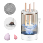 LIMPIADOR DE BROCHAS DE MAQUILLAJE ELÉCTRICO USB