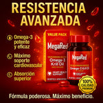 🔥 MegaRed Omega 3s® – Impulsa tu testosterona y energía natural 1000 mg. 60 Caps.